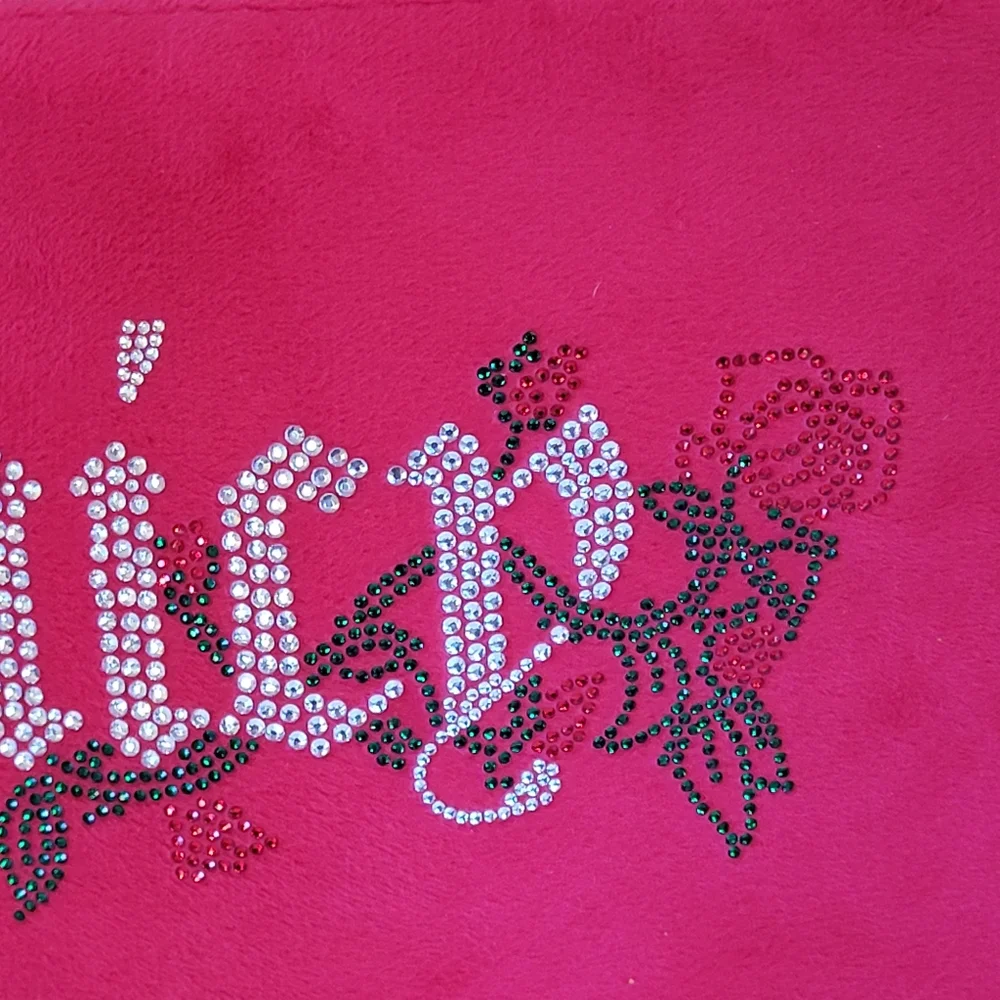 Juicy Couture Makeup Bag Red Gold